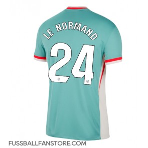 Atletico Madrid Robin Le Normand #24 Replik Auswärtstrikot 2024-25 Kurzarm